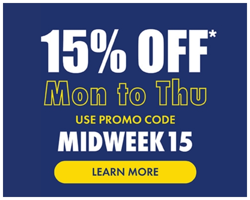 Midweek discount